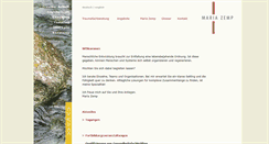Desktop Screenshot of beratung-mariazemp.de